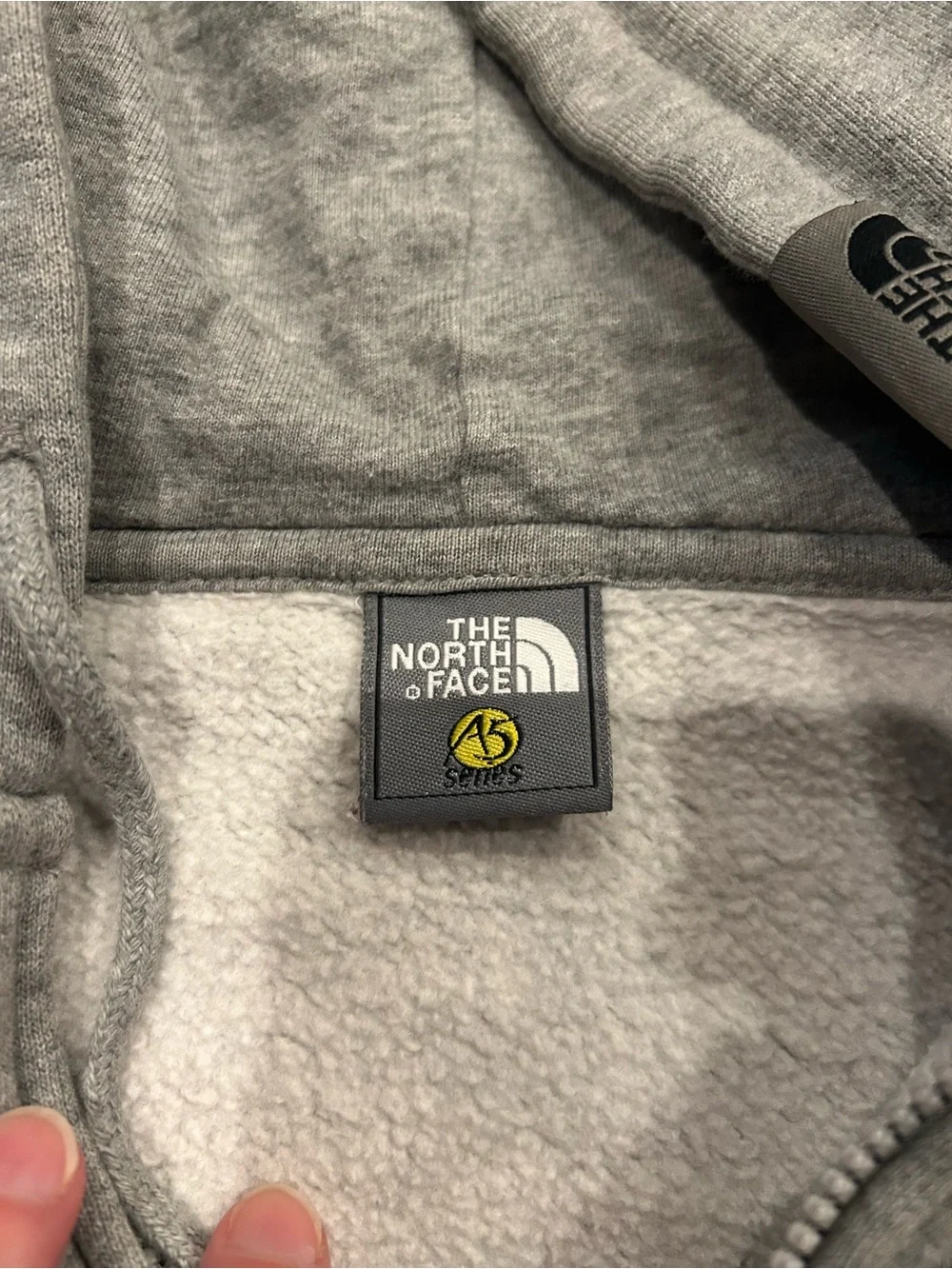 The North Face A5 Series Full Zip Hoodie Gray Mens Medium Sweatshirt